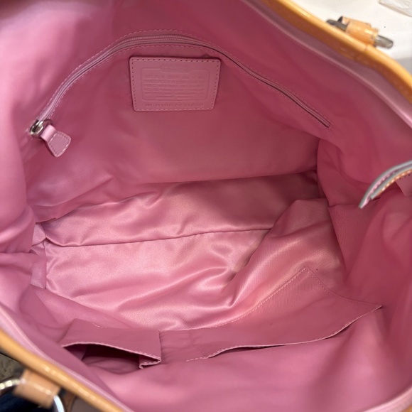 Coach F14659 Leah Signature pink Tote bag - Picture 14 of 15